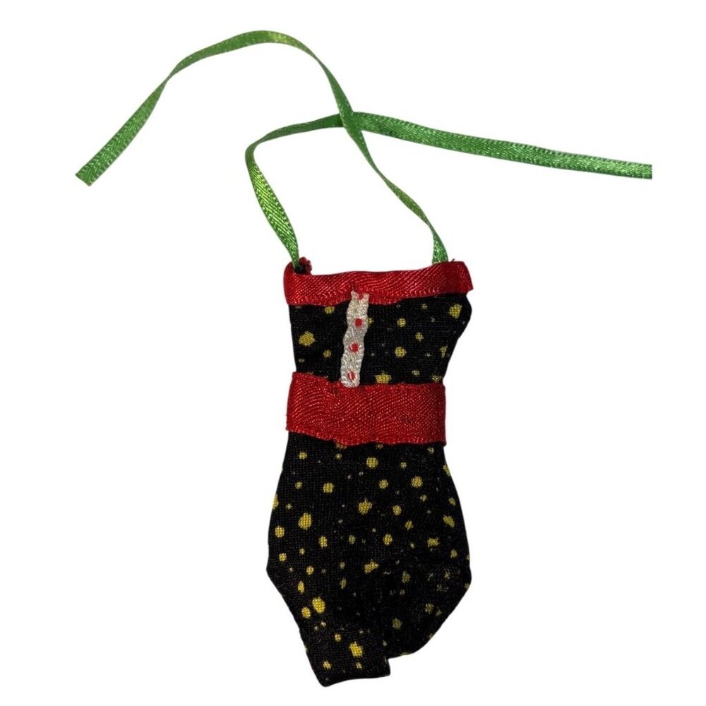 Monster High Swimsuit for Skull Shores Ghoulia Yelps Doll Black Yellow Red